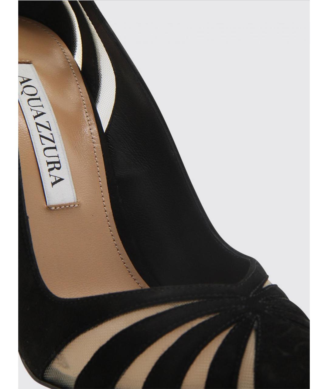 AQUAZZURA Черные туфли, фото 4