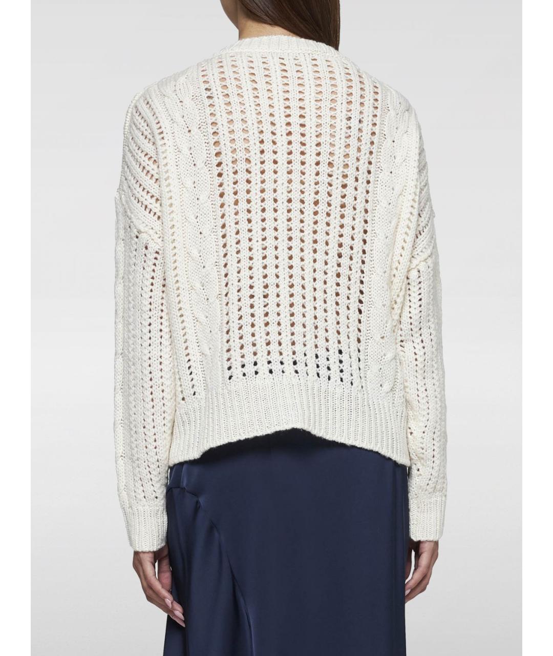 WEEKEND MAX MARA Белый джемпер / свитер, фото 3