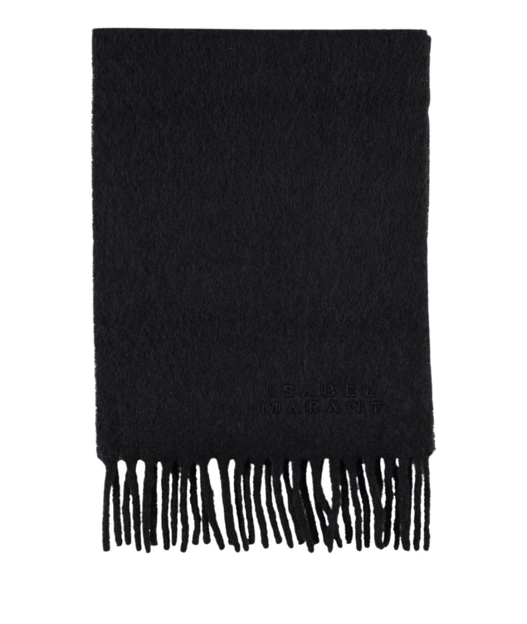 ISABEL MARANT Черный шарф, фото 1