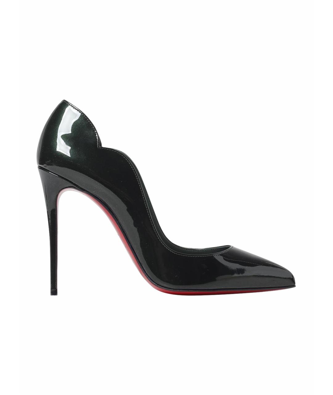 CHRISTIAN LOUBOUTIN Зеленые туфли из лакированной кожи, фото 1