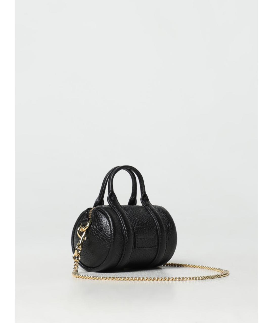 MARC JACOBS Черная кожаная сумка с короткими ручками, фото 2