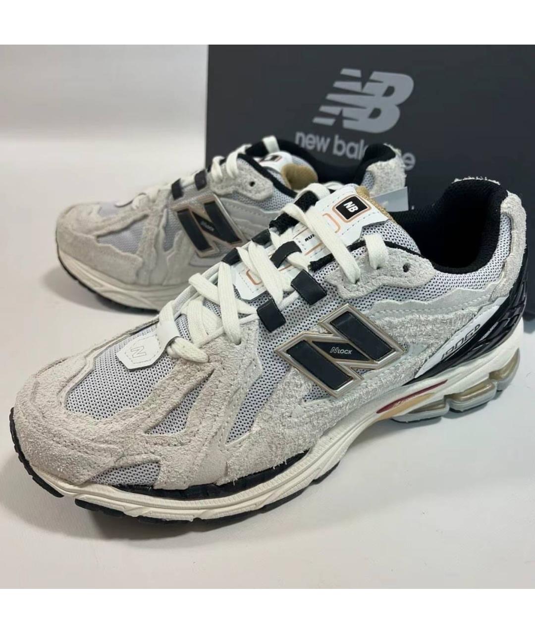 NEW BALANCE Белые низкие кроссовки / кеды, фото 4