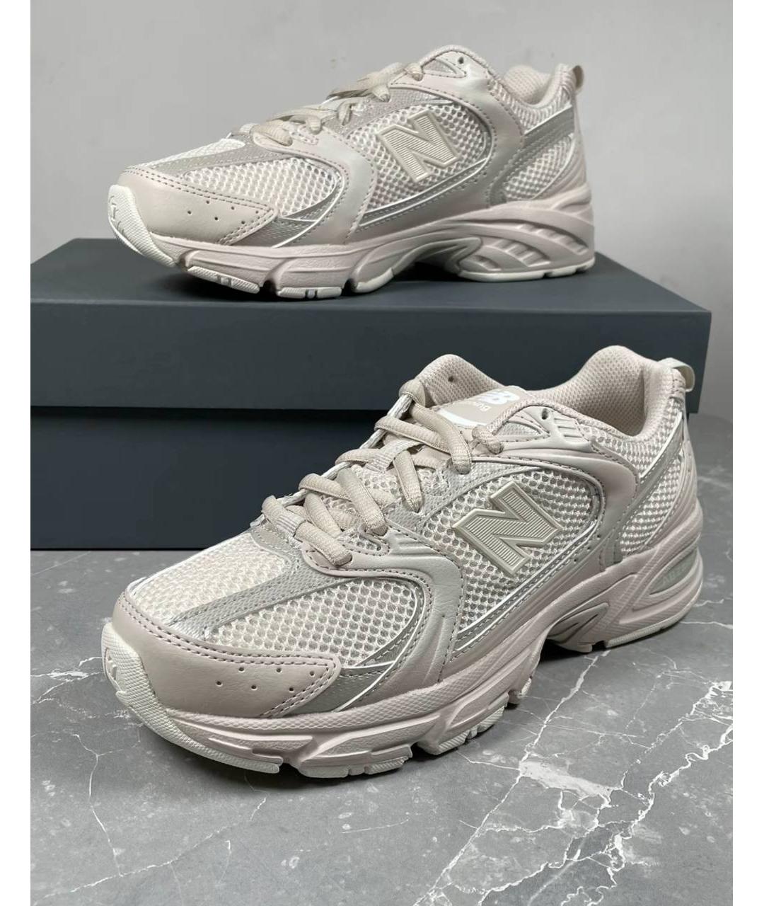 NEW BALANCE Бежевые низкие кроссовки / кеды, фото 3