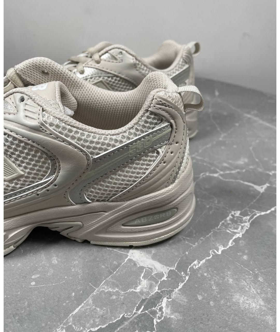 NEW BALANCE Бежевые низкие кроссовки / кеды, фото 5