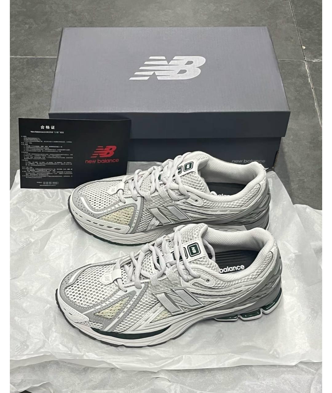 NEW BALANCE Белые низкие кроссовки / кеды, фото 3