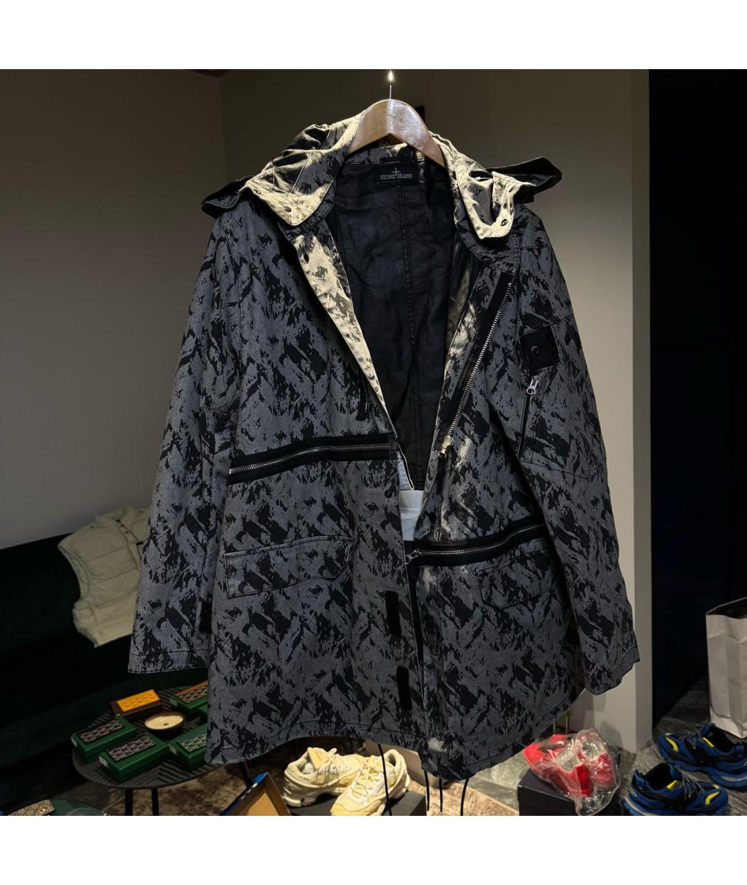 STONE ISLAND SHADOW PROJECT Черная куртка, фото 2