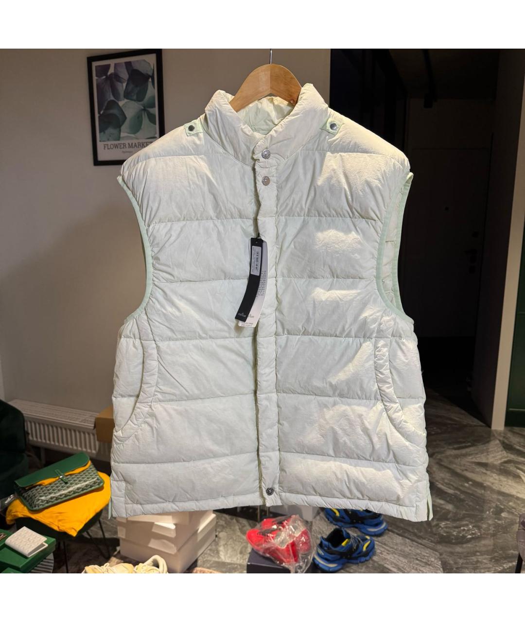STONE ISLAND Белый жилет, фото 3