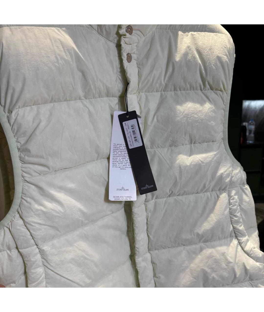 STONE ISLAND Белый жилет, фото 6