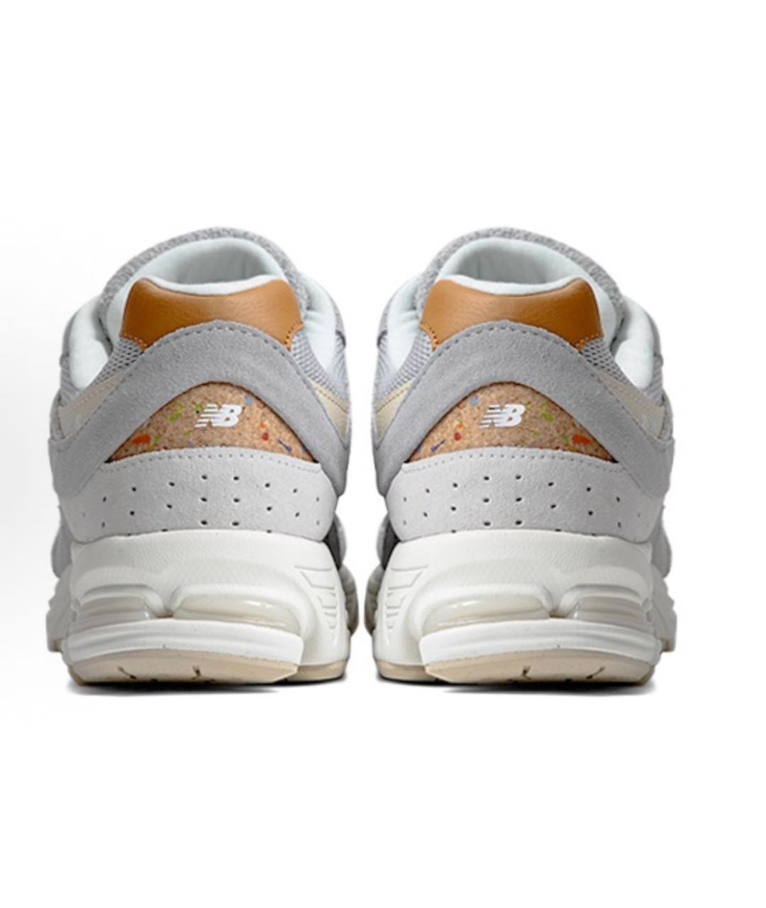 NEW BALANCE Бежевые замшевые низкие кроссовки / кеды, фото 4