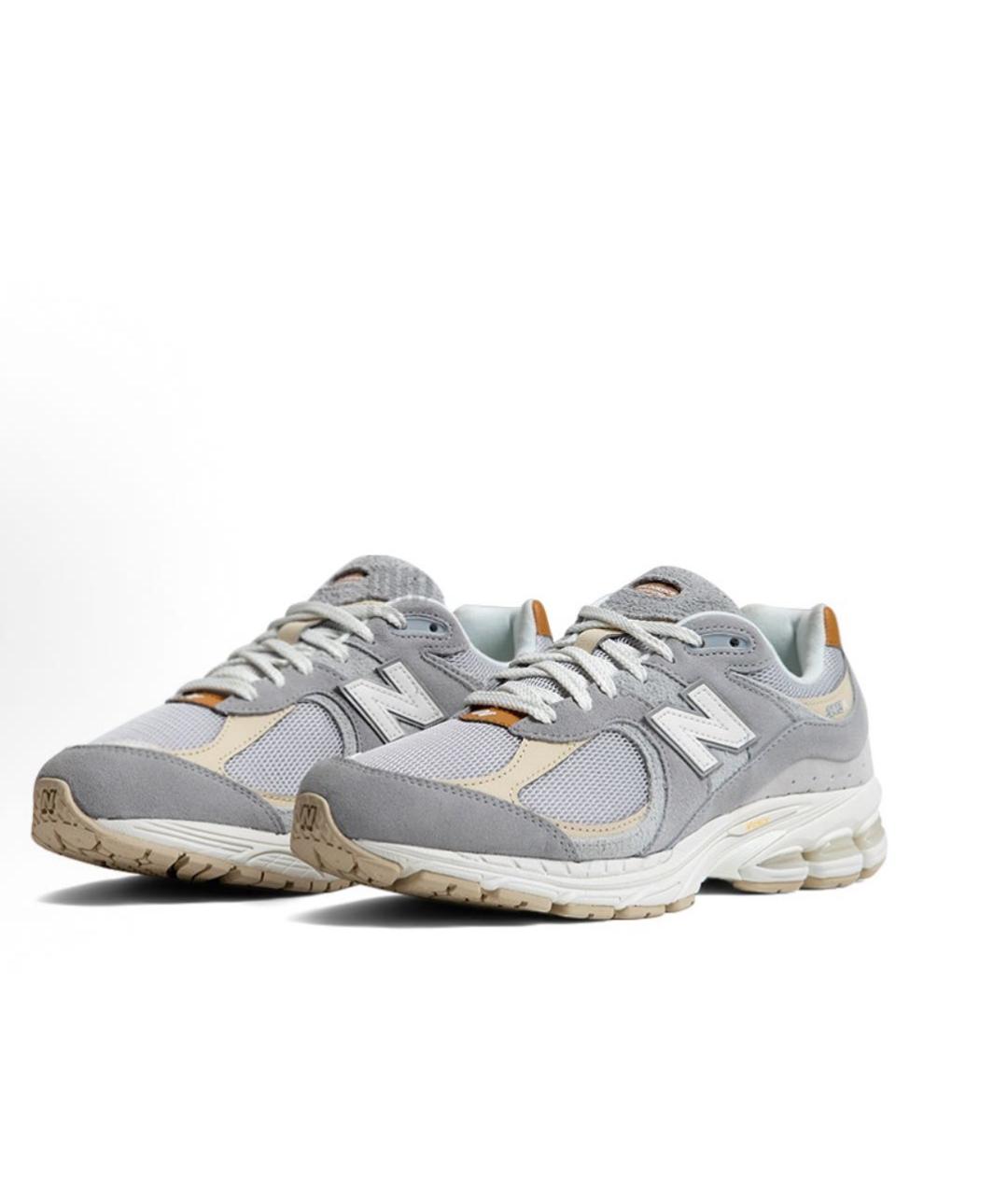 NEW BALANCE Бежевые замшевые низкие кроссовки / кеды, фото 2