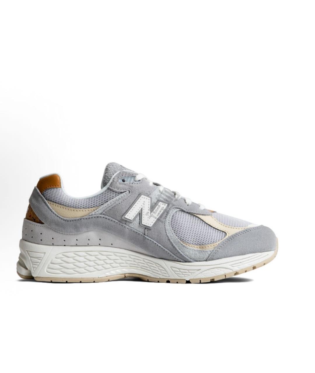 NEW BALANCE Бежевые замшевые низкие кроссовки / кеды, фото 3