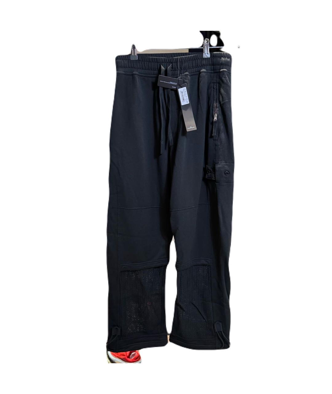 STONE ISLAND SHADOW PROJECT Черные хлопковые повседневные брюки, фото 7