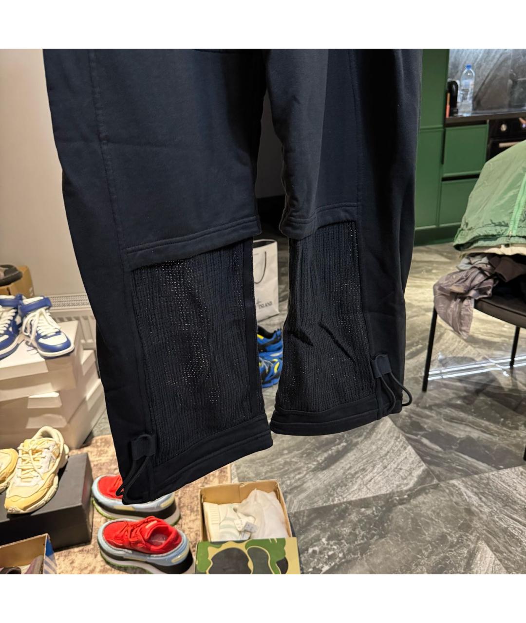 STONE ISLAND SHADOW PROJECT Черные хлопковые повседневные брюки, фото 5