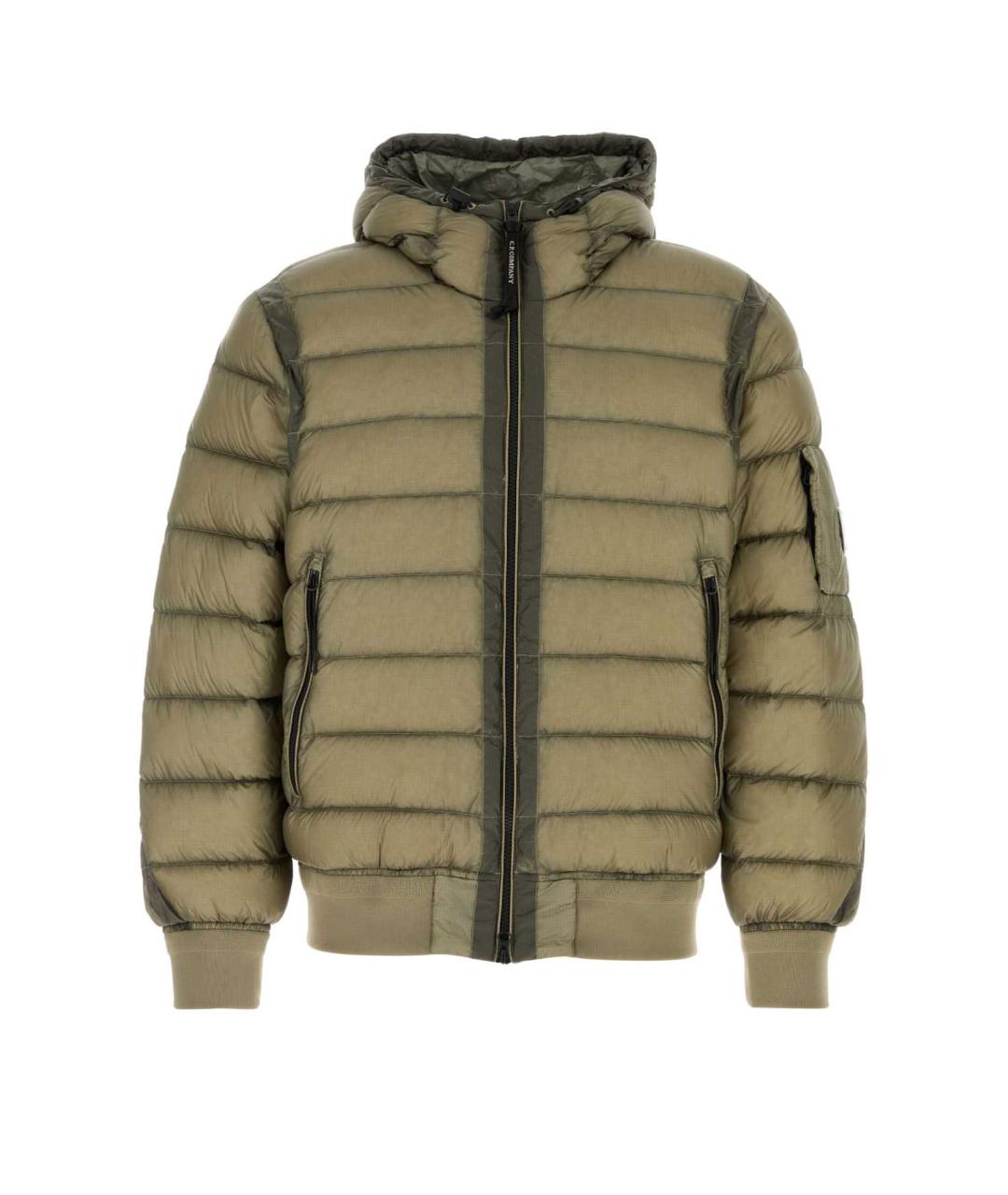 CP COMPANY Зеленый полиамидовый пуховик, фото 1