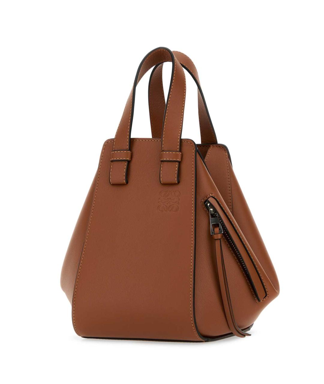 LOEWE Коричневая кожаная сумка тоут, фото 2