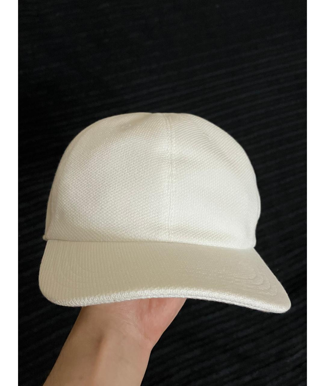 KITON Белая хлопковая кепка/бейсболка, фото 5
