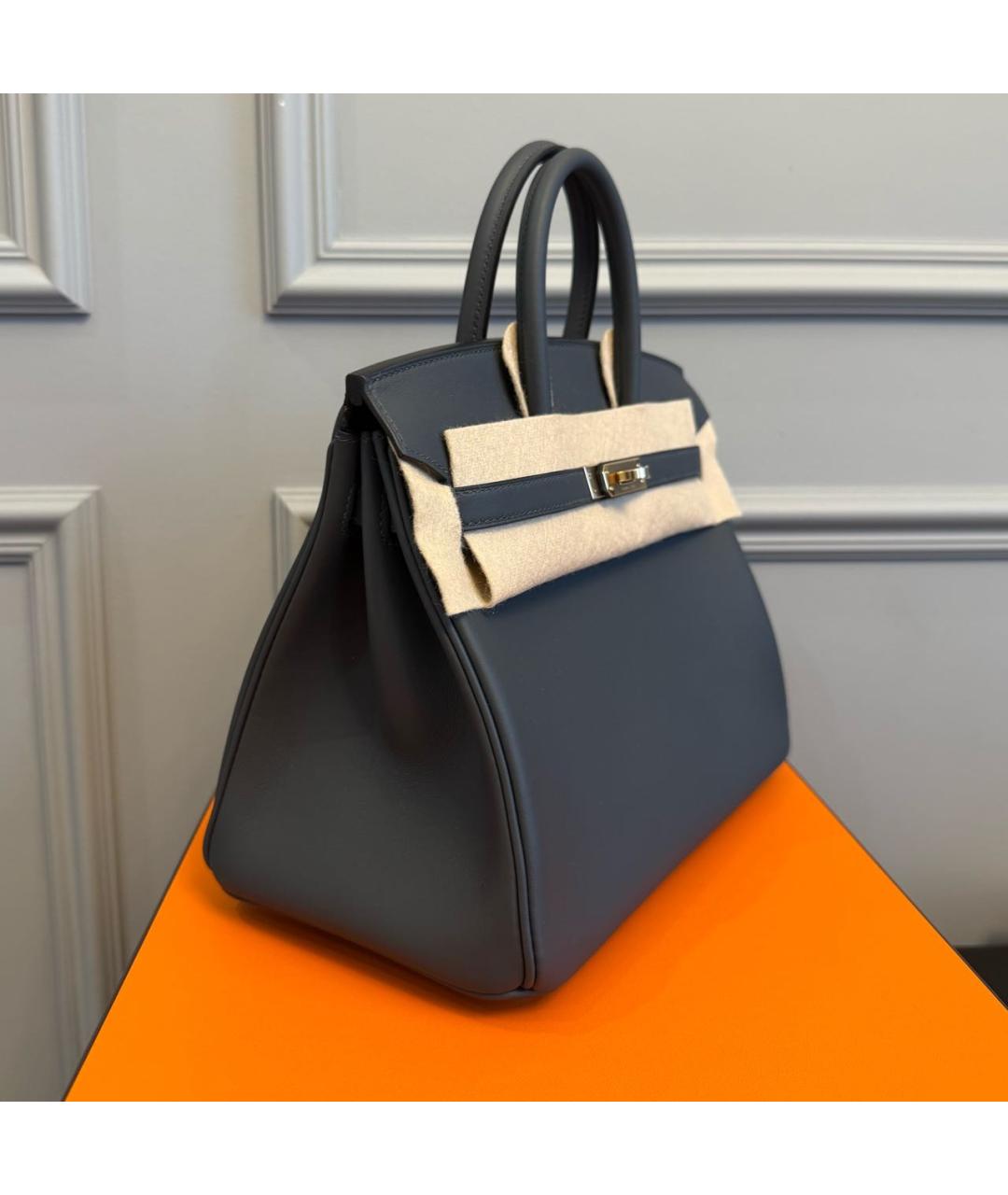 HERMES Кожаная сумка с короткими ручками, фото 2