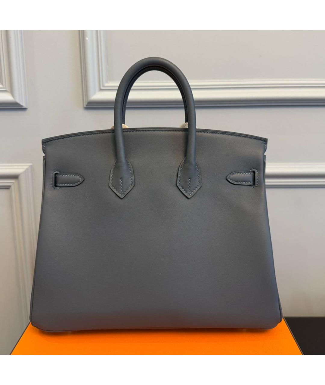 HERMES Кожаная сумка с короткими ручками, фото 3