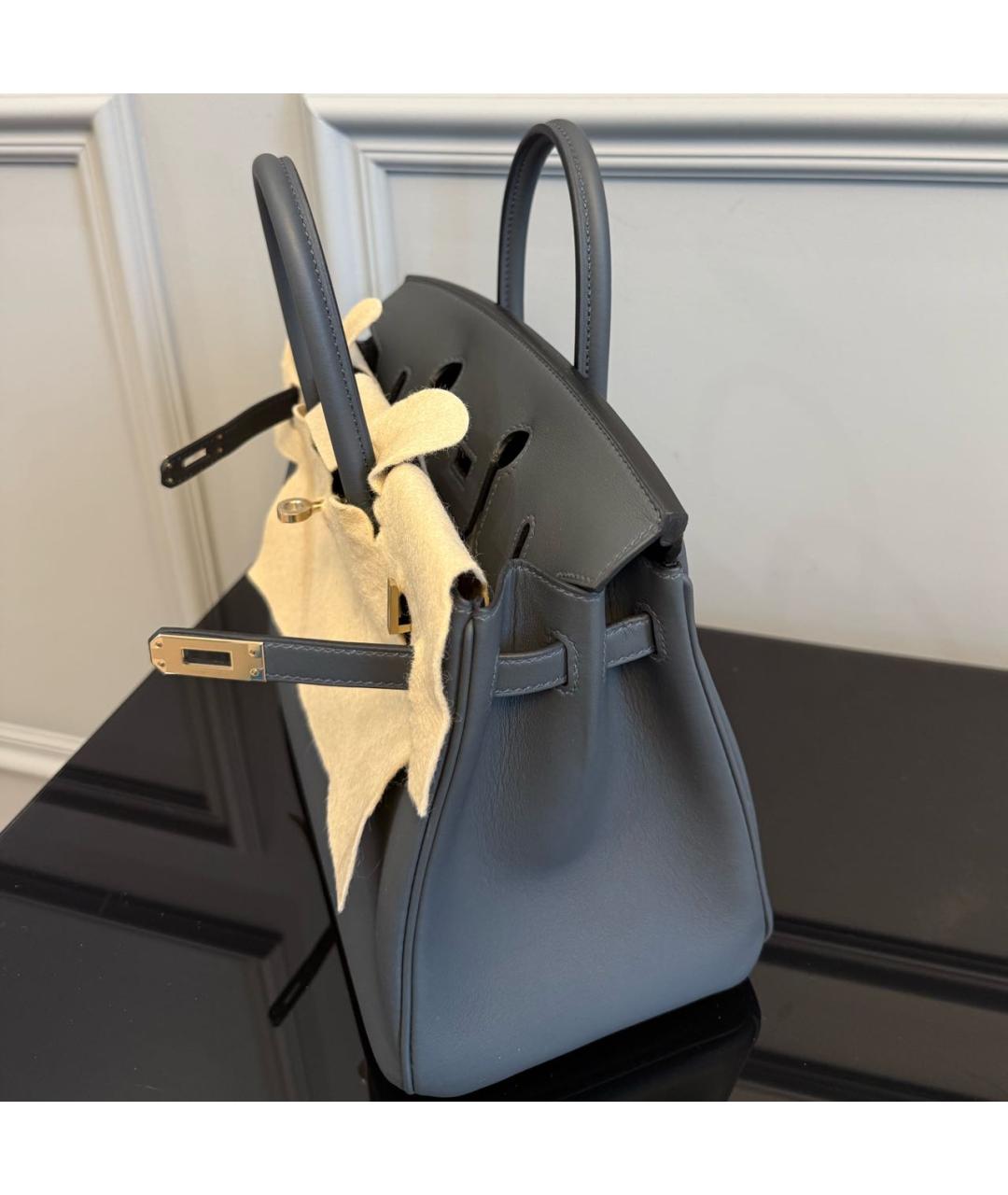 HERMES Кожаная сумка с короткими ручками, фото 4