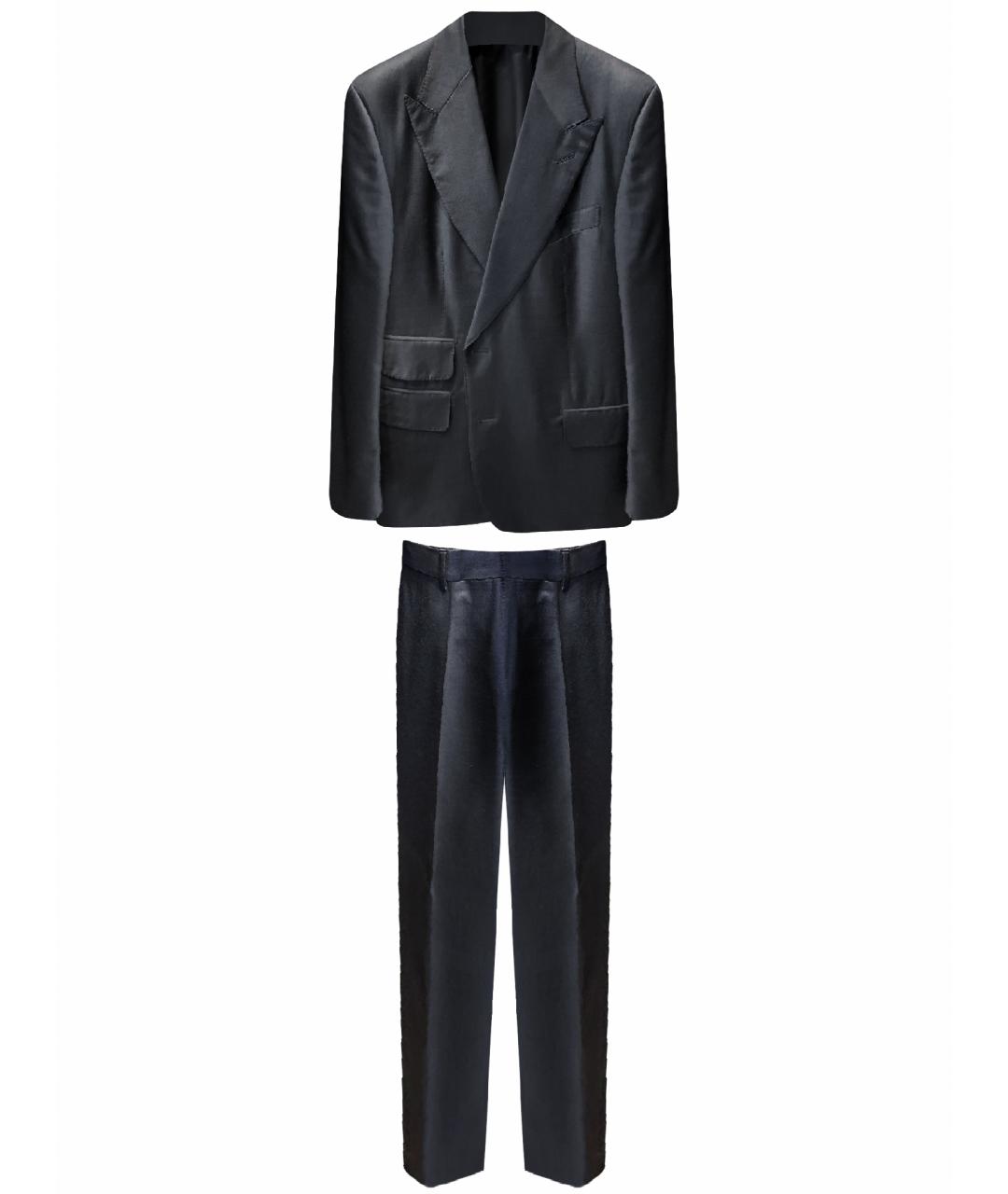 TOM FORD Темно-синий классический костюм, фото 1