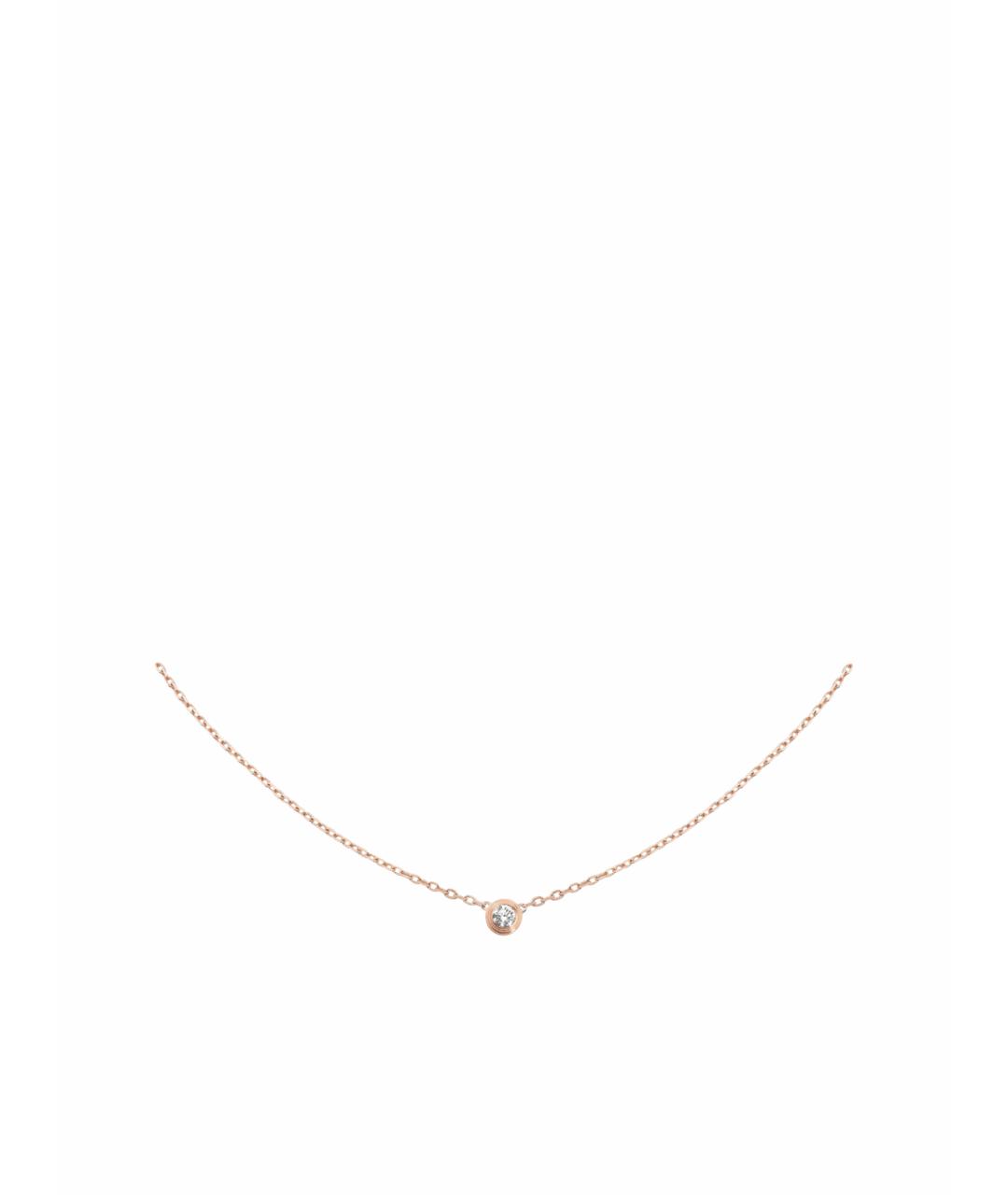 CARTIER Золотая подвеска из розового золота, фото 1