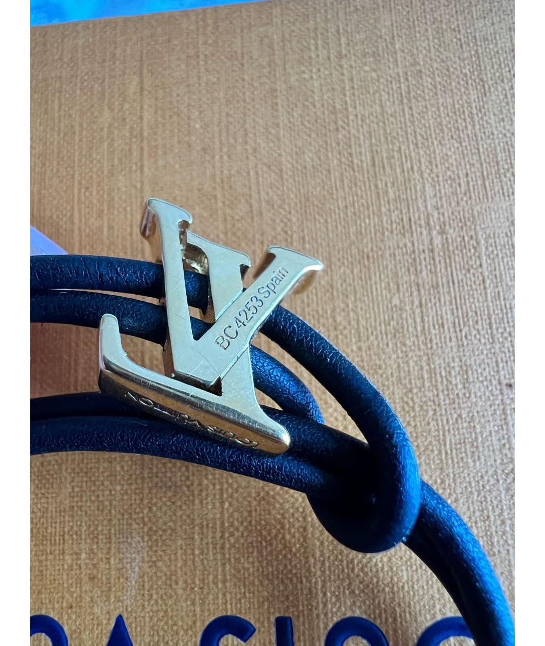 LOUIS VUITTON Черный браслет, фото 5
