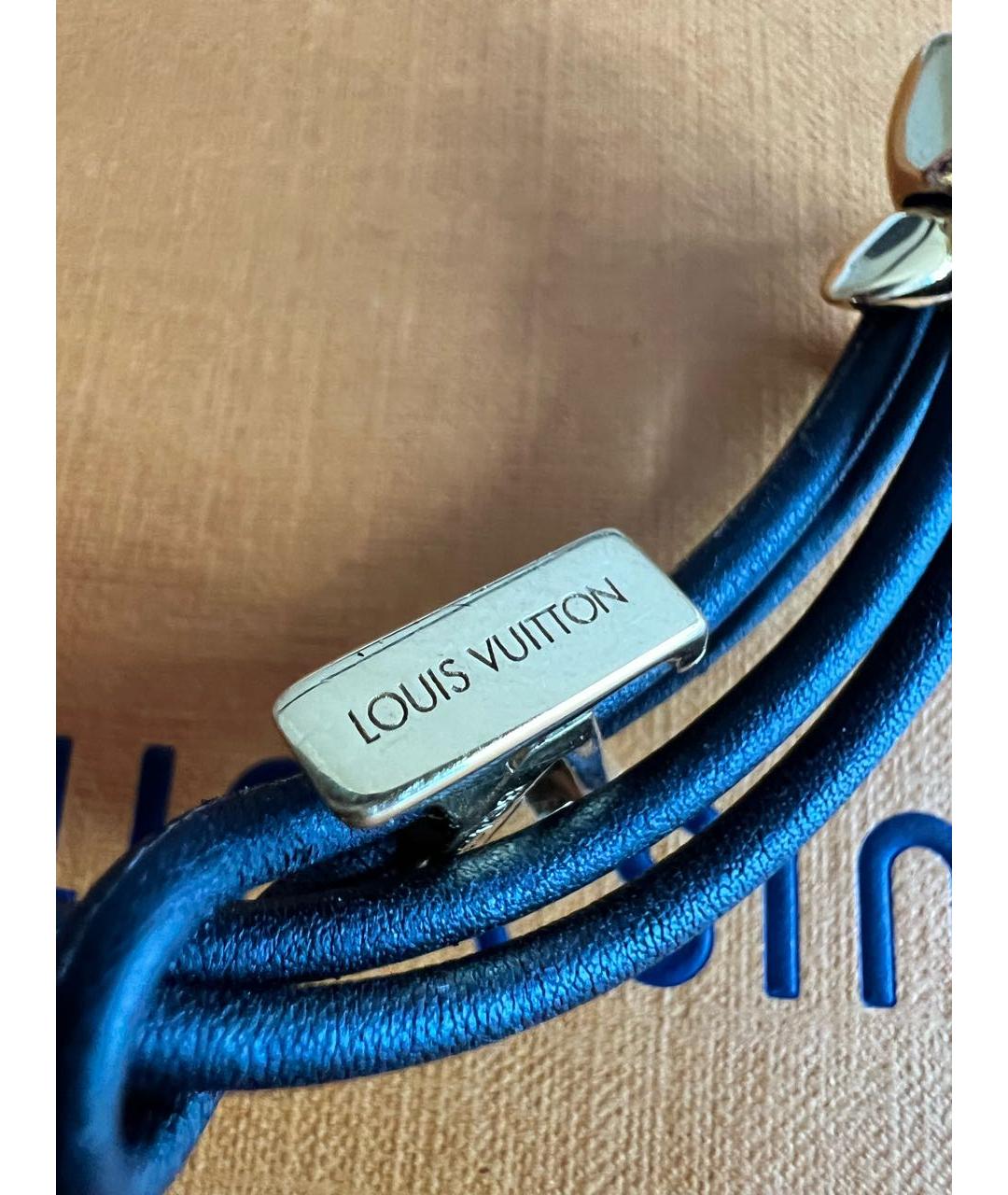 LOUIS VUITTON Черный браслет, фото 4
