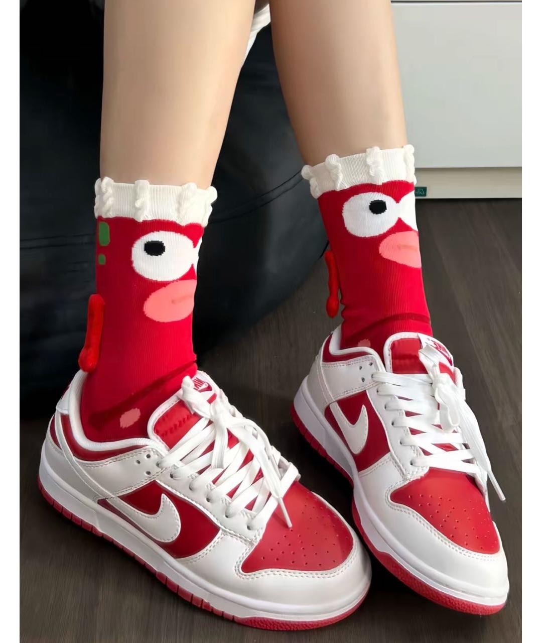 NIKE Белые кожаные кеды, фото 5
