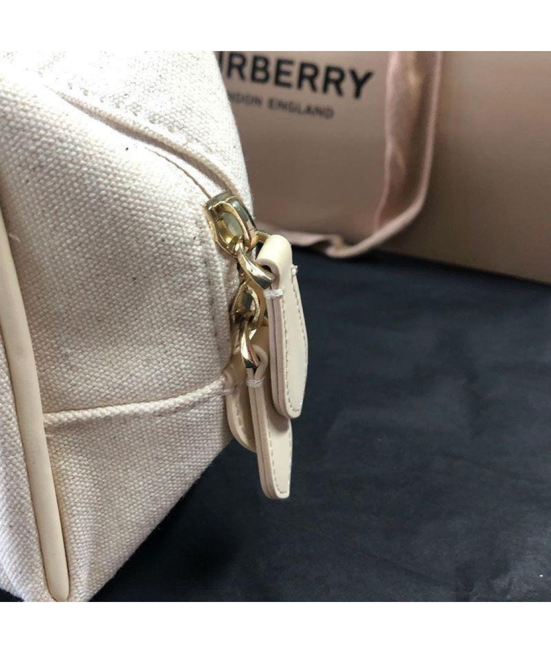 BURBERRY Бежевая косметичка, фото 8