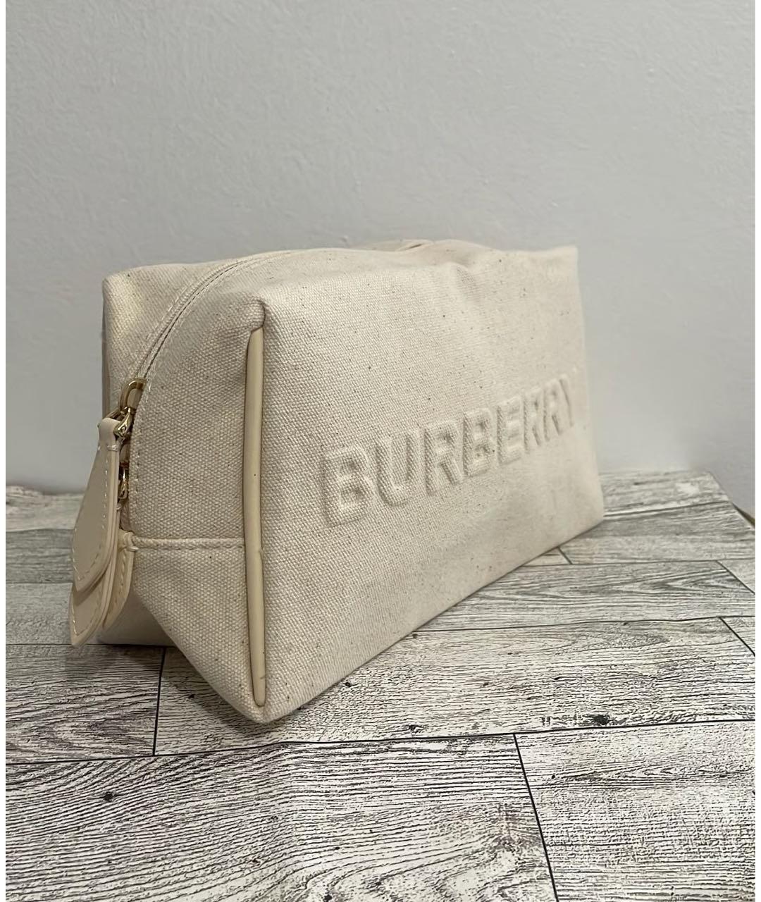 BURBERRY Бежевая косметичка, фото 2