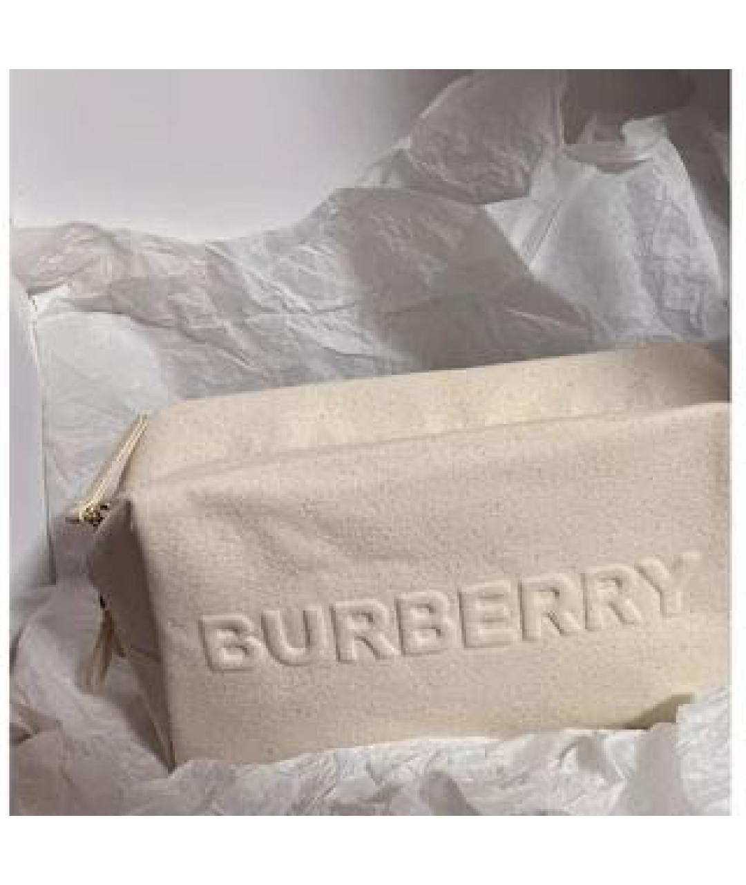 BURBERRY Бежевая косметичка, фото 7