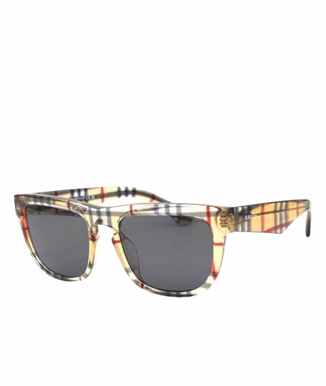 BURBERRY Мульти пластиковые солнцезащитные очки, фото 1