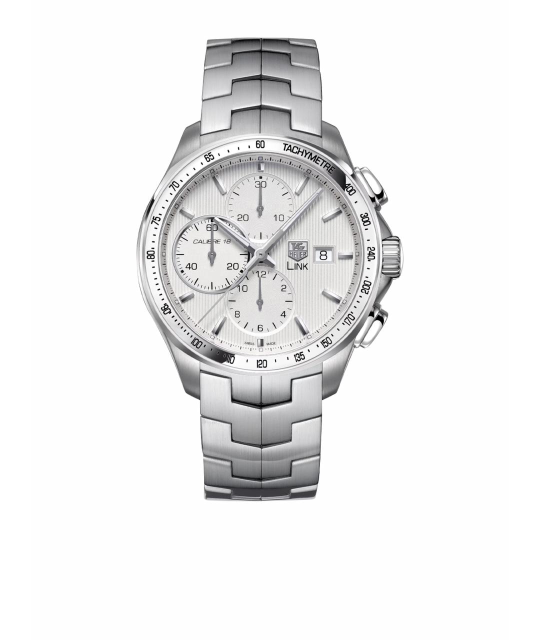 TAG HEUER Серебряные часы, фото 1