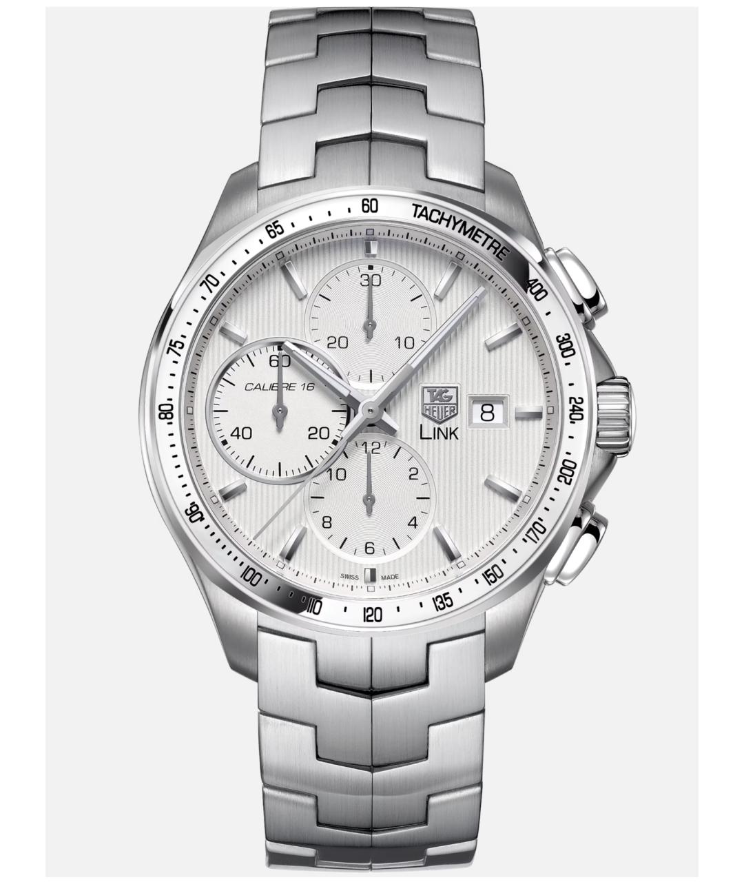 TAG HEUER Серебряные часы, фото 9