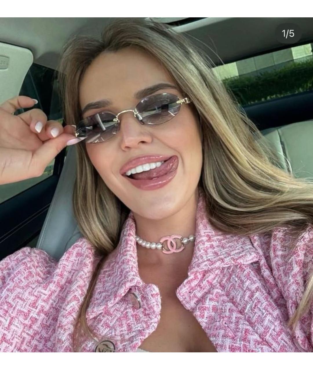 MIU MIU Серые металлические солнцезащитные очки, фото 6
