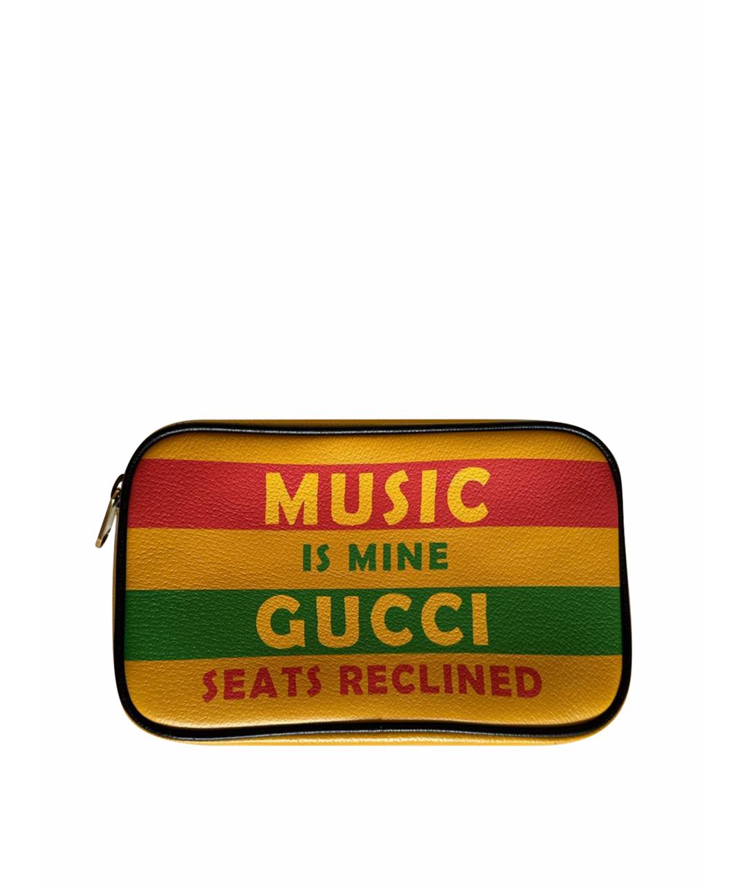 GUCCI Кожаная поясная сумка, фото 1