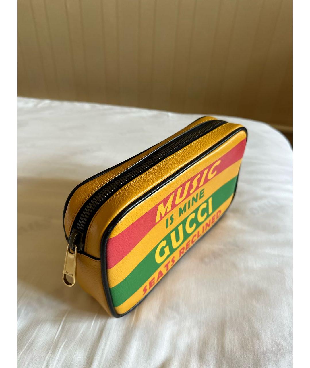 GUCCI Кожаная поясная сумка, фото 3