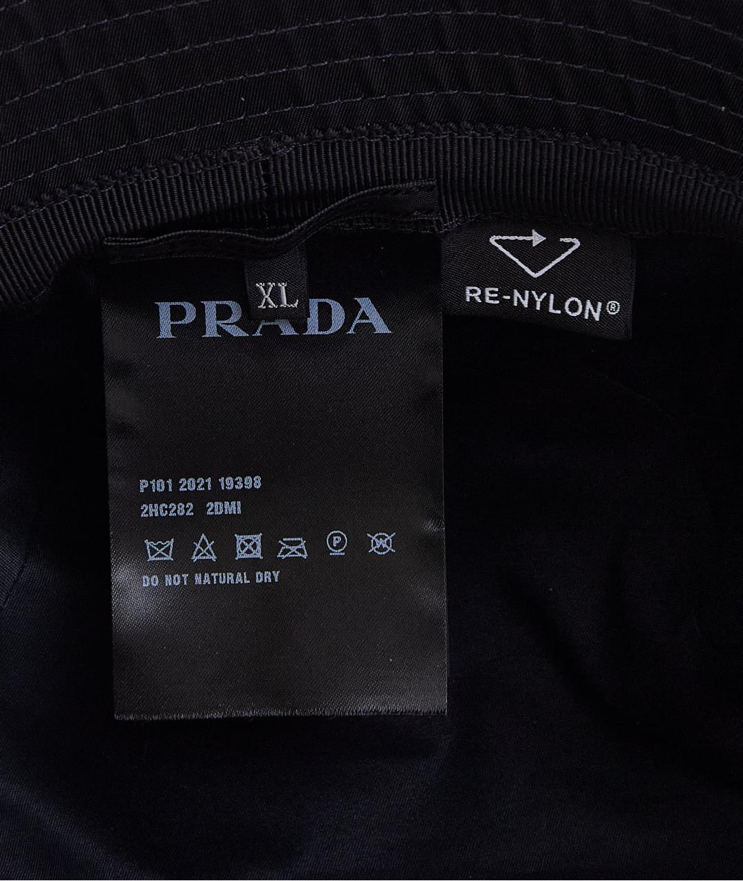 PRADA Черная синтетическая панама, фото 4