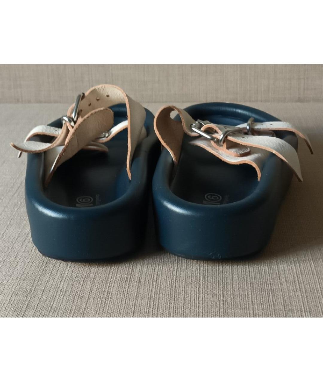MM6 MAISON MARGIELA Кожаные сандалии, фото 6