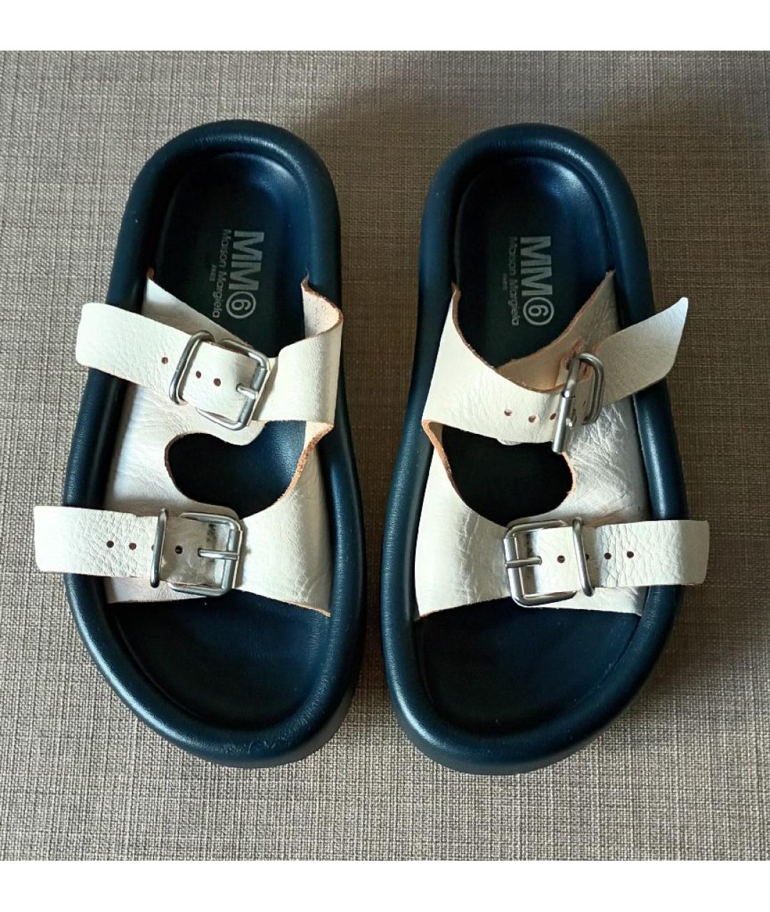 MM6 MAISON MARGIELA Кожаные сандалии, фото 2