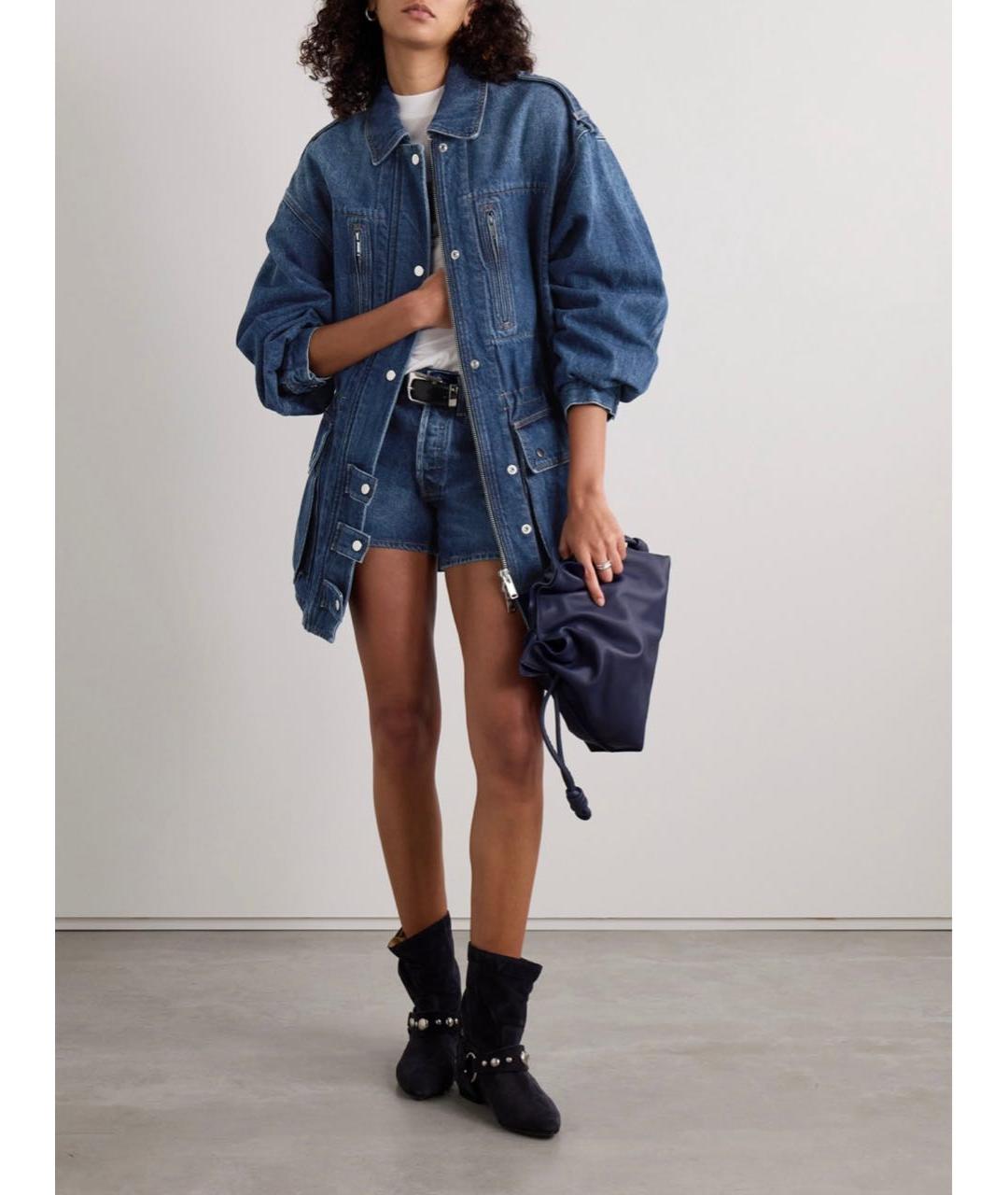 ISABEL MARANT ETOILE Синяя деним куртка, фото 5