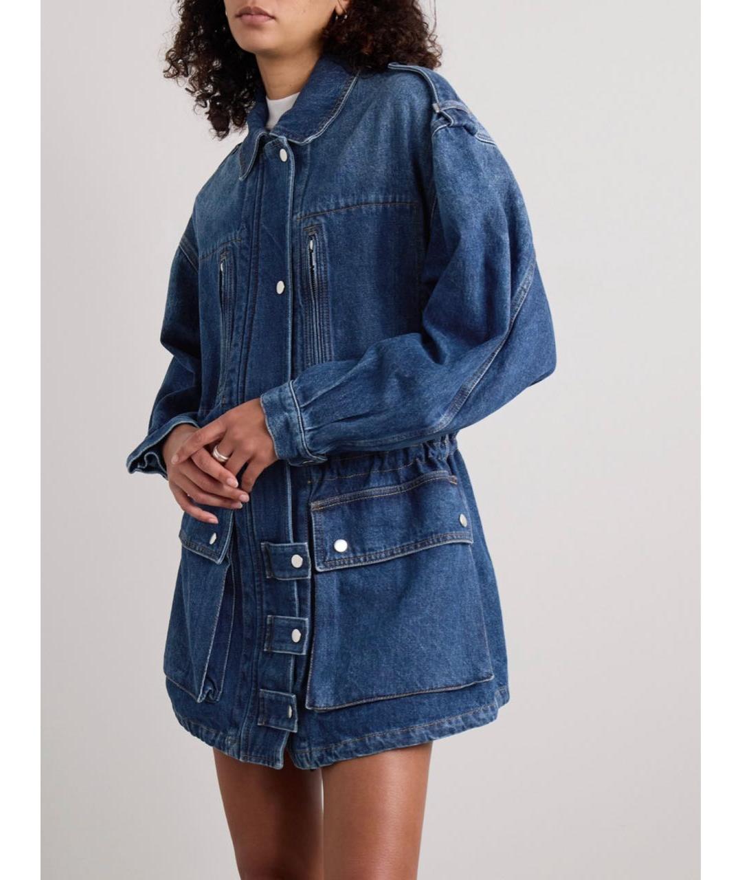 ISABEL MARANT ETOILE Синяя деним куртка, фото 3