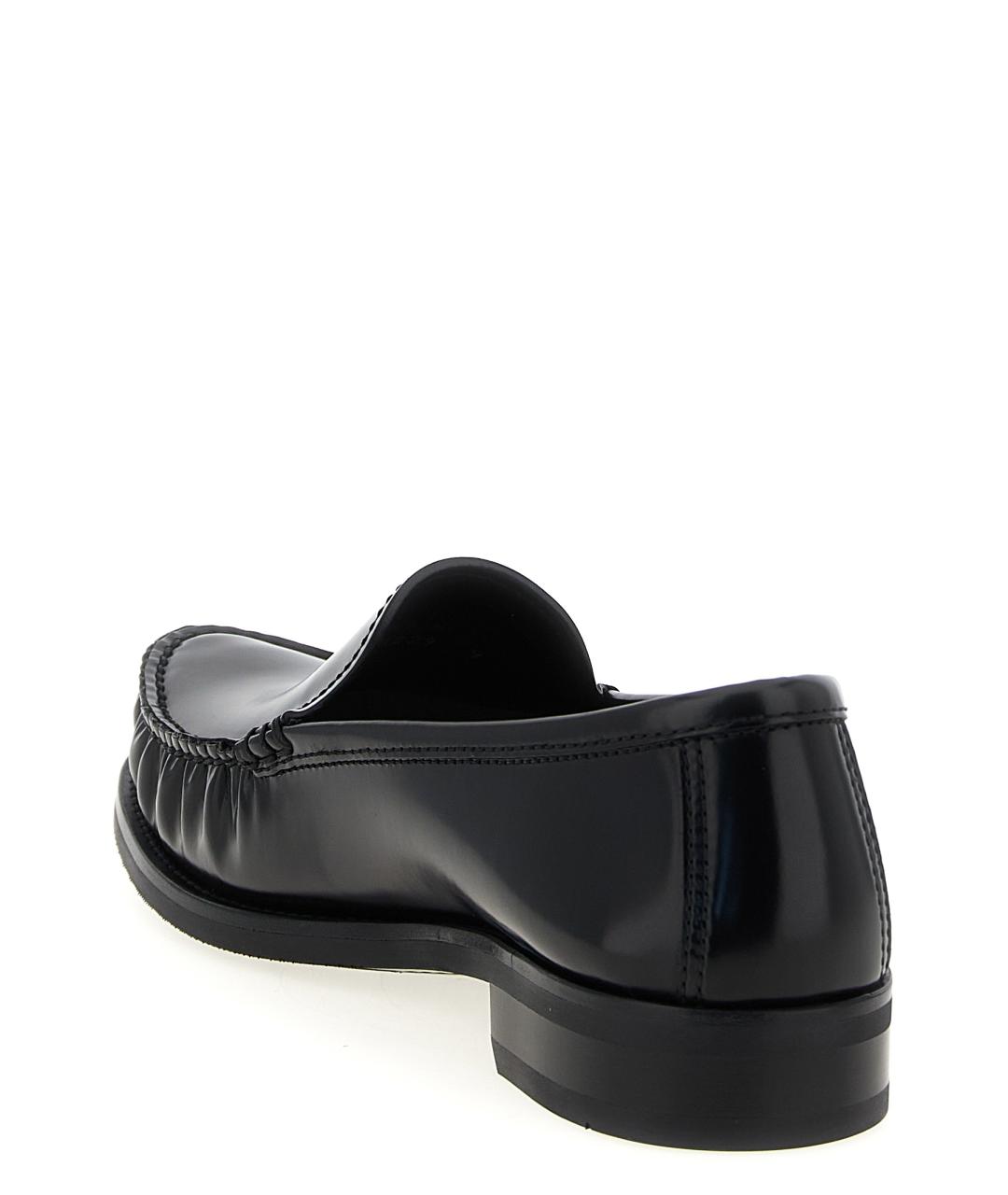 PRADA Черные кожаные лоферы, фото 3