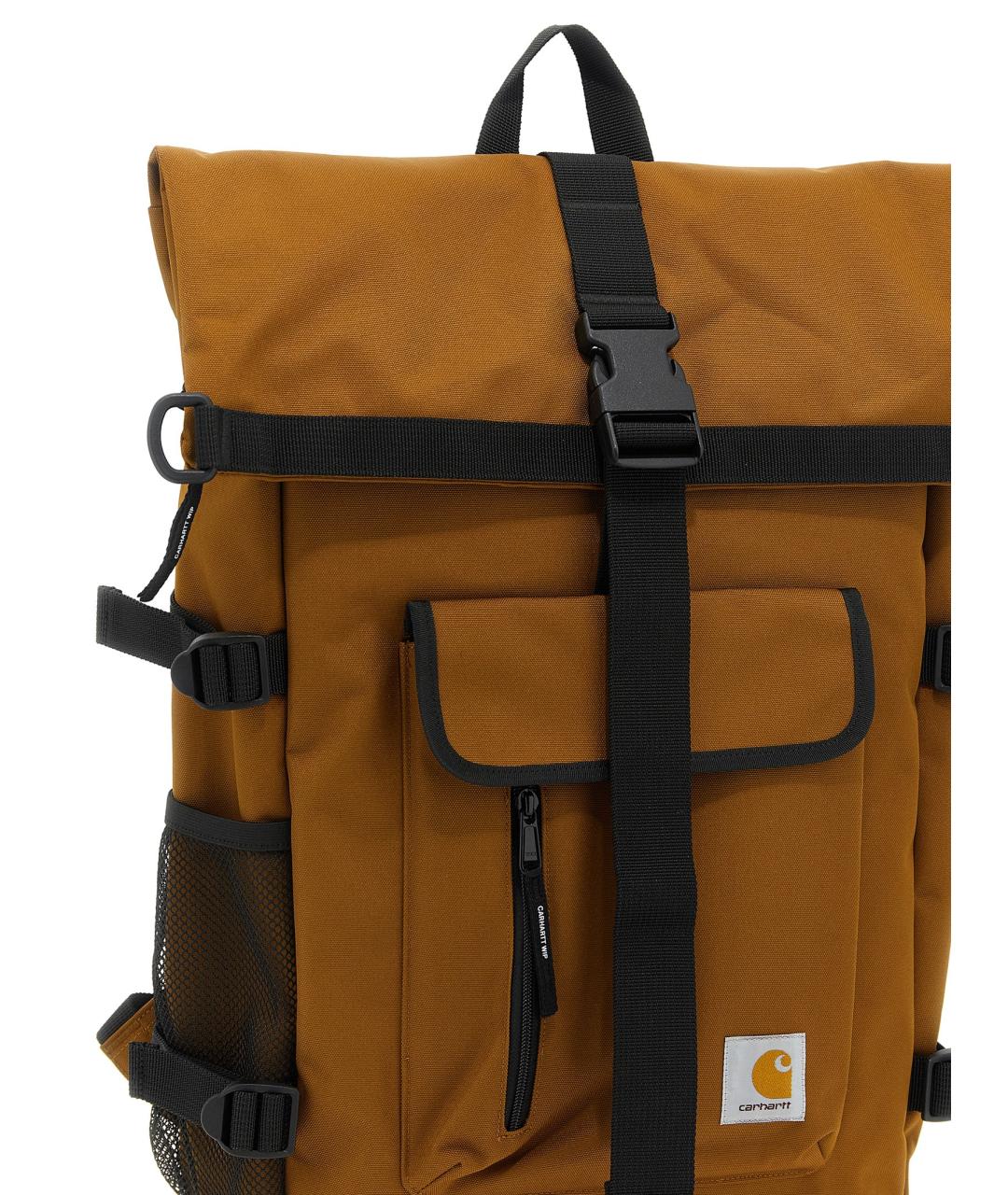 CARHARTT WIP Коричневый синтетический рюкзак, фото 3
