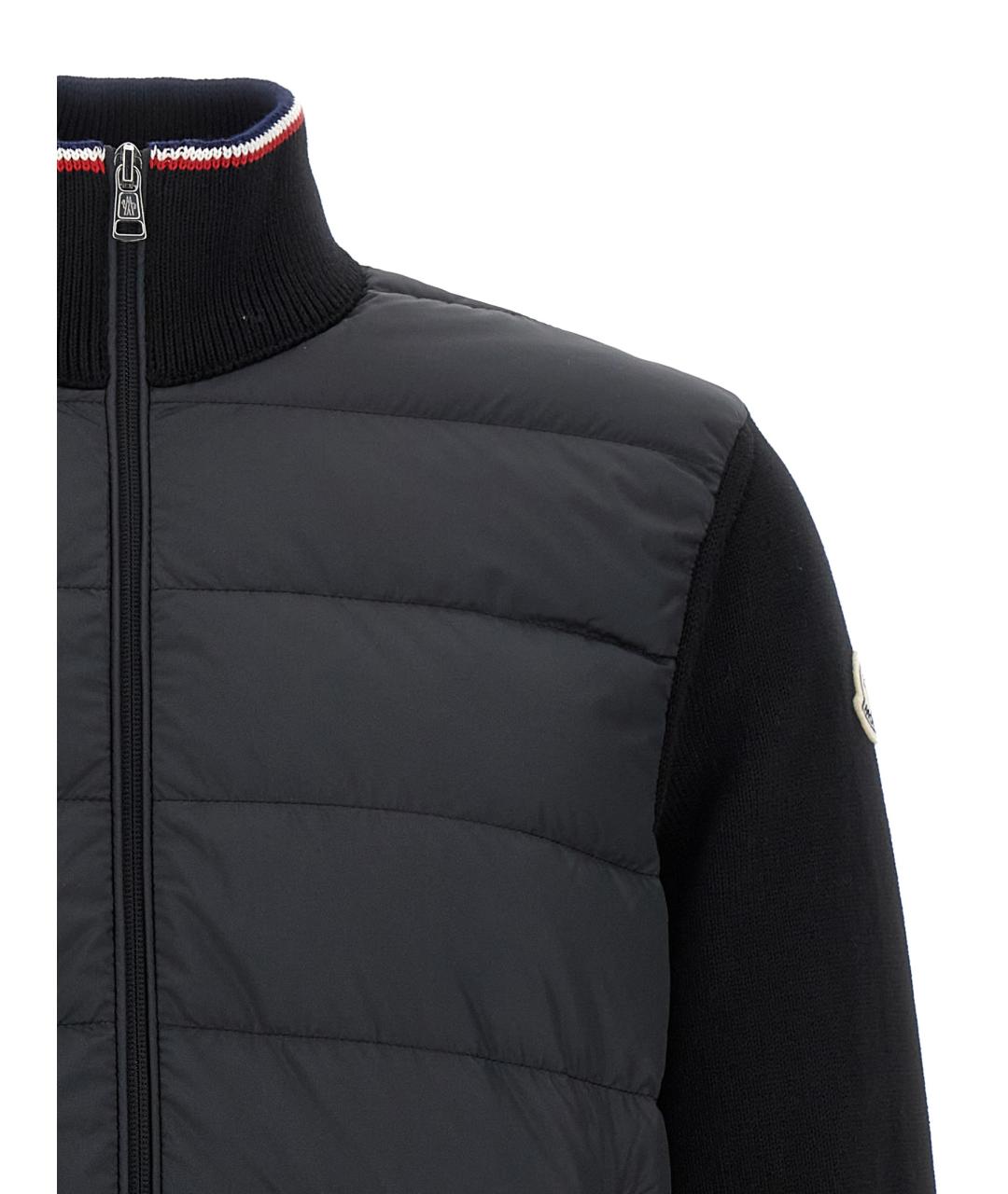 MONCLER Черная хлопковая куртка, фото 3