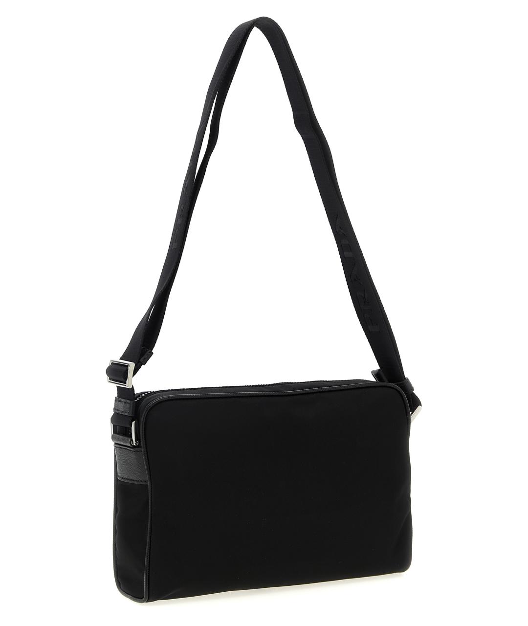PRADA Черная синтетическая сумка на плечо, фото 2