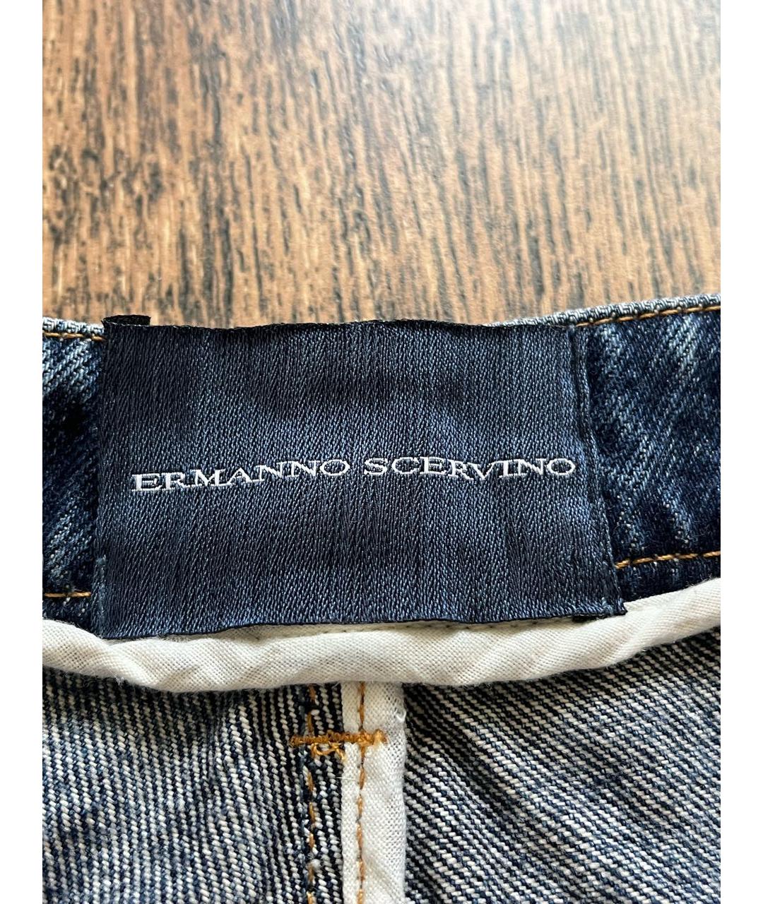 ERMANNO SCERVINO Синие деним шорты, фото 3