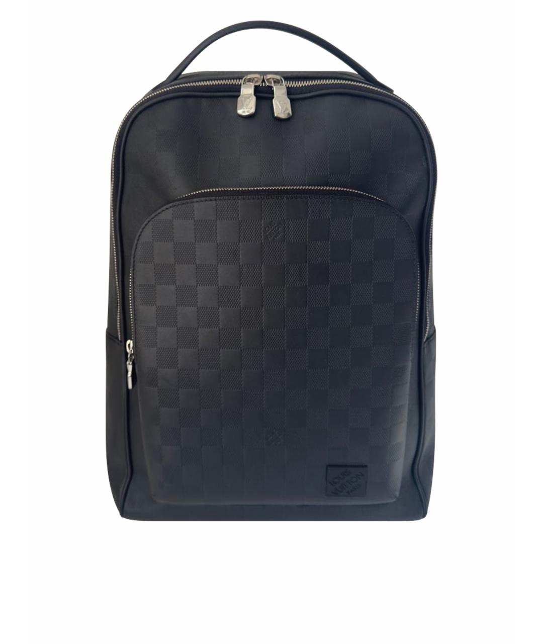 LOUIS VUITTON Черный кожаный рюкзак, фото 1