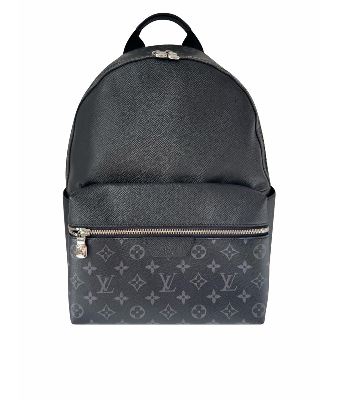 LOUIS VUITTON Черный кожаный рюкзак, фото 1