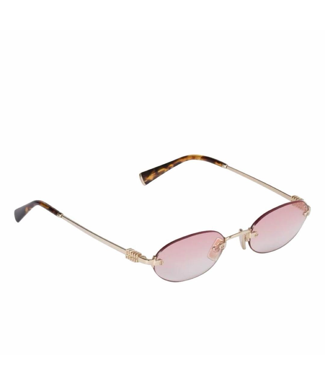 MIU MIU Металлические солнцезащитные очки, фото 6